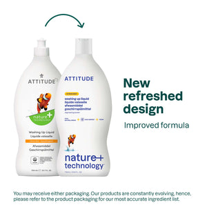 Attitude Nature+ Dishwashing Liquid Citrus Zest 700ml