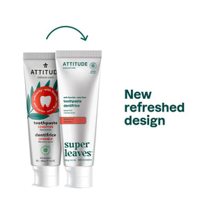 Attitude Adult Toothpaste with Fluoride – Sensitive Spearmint 120g