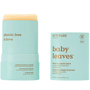 Attitude Baby Leaves Solid Baby Face & Cheeks Balm Unscented 30g