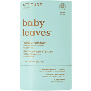 Attitude Baby Leaves Solid Baby Face & Cheeks Balm Unscented 30g