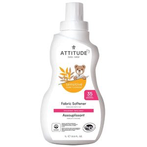 Attitude Sensitive Natural Baby Fabric Softener Unscented | 35 loads 1L