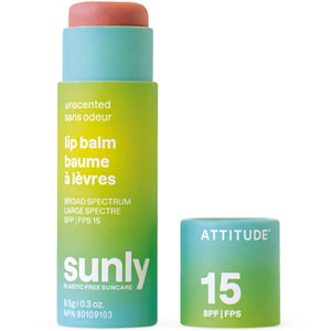 ATTITUDE Sunly Tinted Lip Balm SPF15 Unscented 8.5g