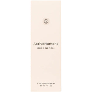 Active Humans Mini Deodorant Spray Rose Neroli 30mL