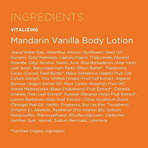 Andalou Mandarin Vanilla Vitalizing Body Lotion 236mL