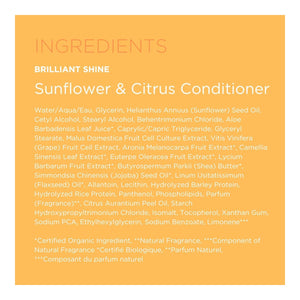 Andalou Sunflower & Citrus Brilliant Shine Conditioner 340mL