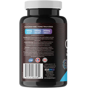 AquaOmega Balanced Balanced Arthritis & Brain Support Omega-3 Softgels 120s