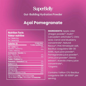 Blume SuperBelly Gut-Building Hydration Sachets Acai Pomegranate 7pk