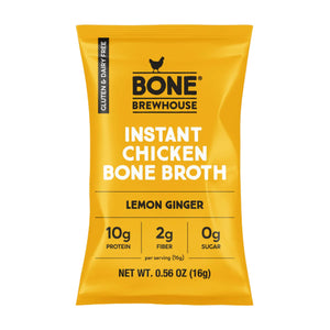 Bone Brewhouse Instant Bone Broth Lemon Ginger 80g (5x16g)