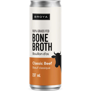 Broya Classic Beef Bone Broth, Canned 237mL