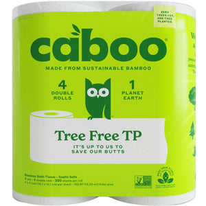 Caboo Tree-Free Bamboo Toilet Paper 4pk