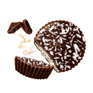 ChocXO Dark Chocolate Coconut Cups 85% Cacao 2pk