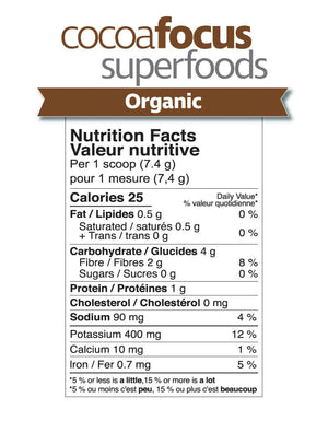 Prairie Naturals Organic CocoaFocus Superfoods 150g