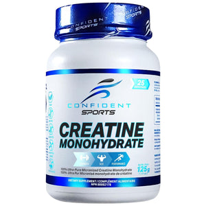 Confident Sports Creatine Monohydrate Powder 125g
