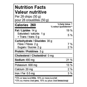 Covered Bridge Sea Salt & Vinegar Potato Chips 170g