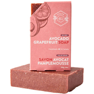 Crate 61 Avocado Grapefruit Bar Soap 110g