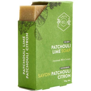 Crate 61 Patchouli Lime Bar Soap 110g