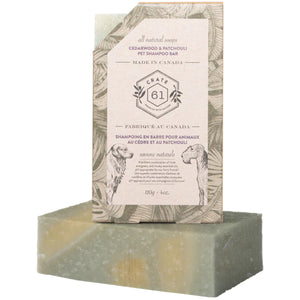 Crate 61 Pet Shampoo Bar - Cedarwood & Patchouli 110g