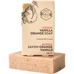 Crate 61 Vanilla Orange Bar Soap 110g