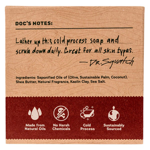 Dr. Squatch Men's Bar Soap Bay Rum 141g