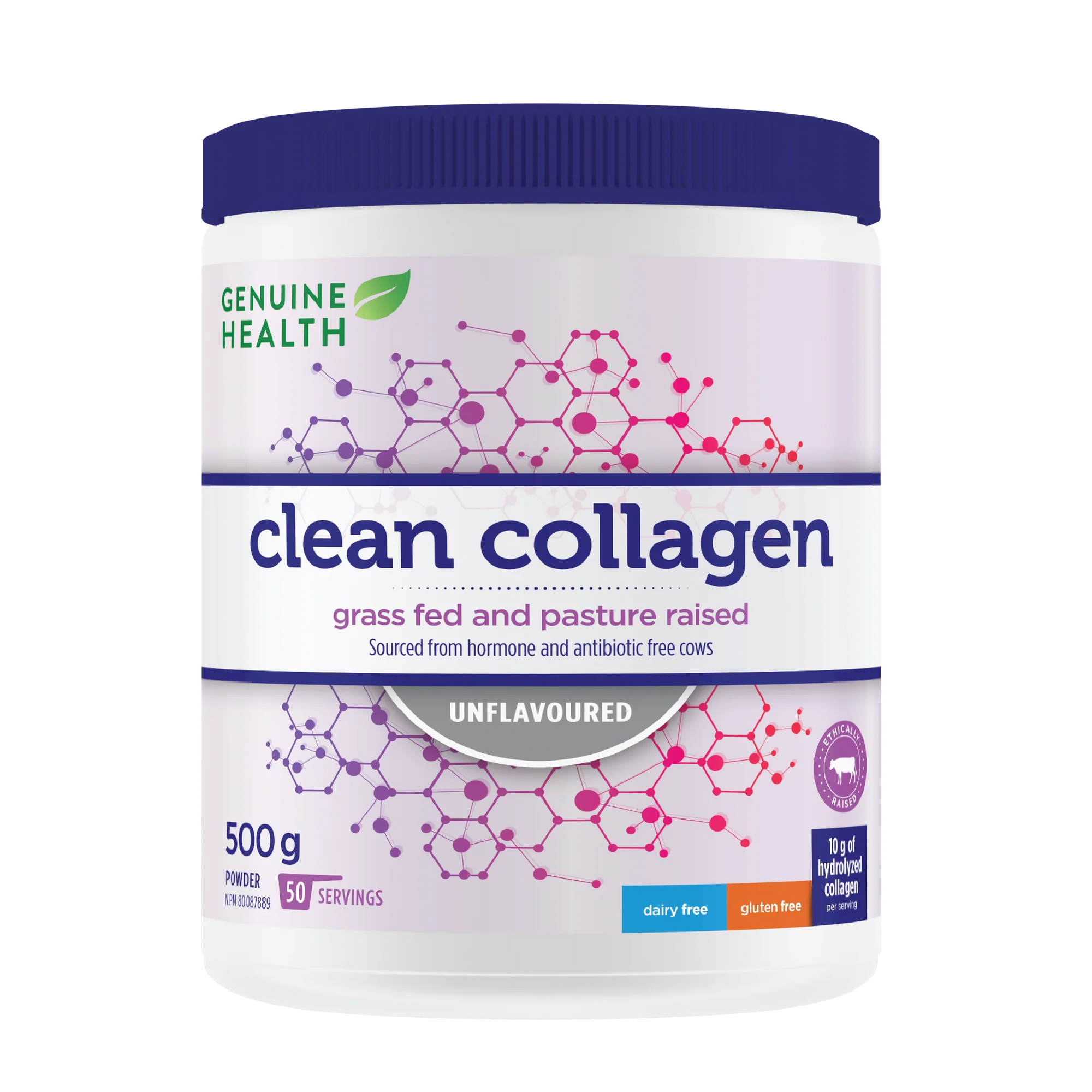 Genuine Health Clean Collagen (Bovine) - Unflavoured 500g