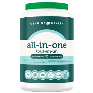 Genuine Health All-In-One Shake - Unsweetened Natural 643g
