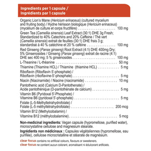 Genuine Health Clear Focus with Lion's Mane 60s