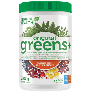 Genuine Health Greens+ Original - Tropical Fruit 228g (25 servings)