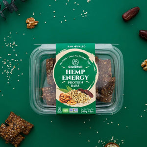 GluteNull Gluten Free Hemp Energy Protein Bars 240g