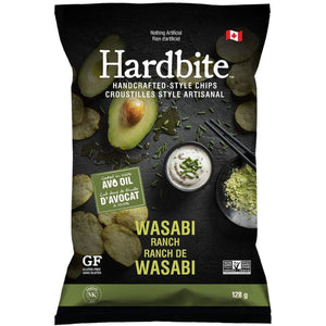 Hardbite Avocado Oil Wasabi Ranch Chips 128g