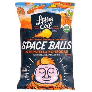 Lesser Evil Space Balls - Interstellar Cheddar 124g