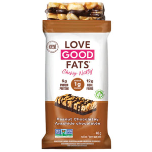 Love Good Fats Chewy Nutty Peanut Chocolate Bar (single) 40g