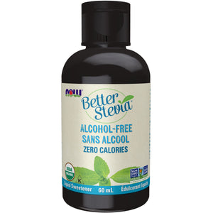 NOW BetterStevia Glycerite Alcohol-Free Liquid Sweetener 60mL