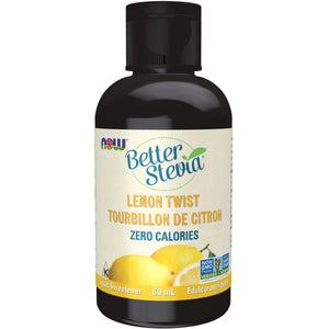 NOW BetterStevia Lemon Twist Liquid Sweetener 60mL