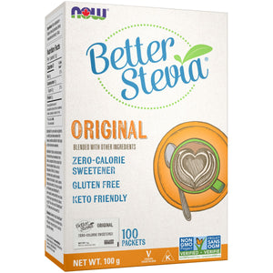NOW BetterStevia Original Packets 100pk