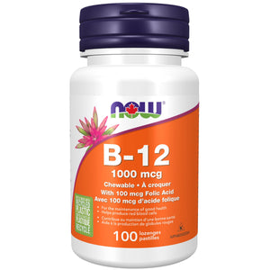 NOW B-12 1000mcg Chewable Lozenges 100s