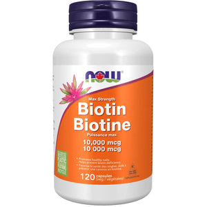 NOW Biotin 10,000mcg Capsules 120s