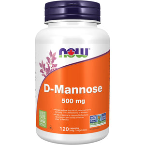 NOW D-Mannose 500mg 120s