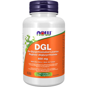 NOW DGL with Aloe Vera Capsules 100s