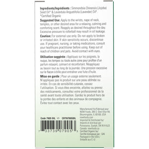 NOW Organic Lavender Essential Oil Roll-On 10mL