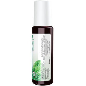 NOW Organic Peppermint Essential Oil Roll-On 10mL