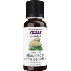 NOW 100% Pure Atlas Cedar Essential Oil 30mL