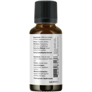 NOW 100% Pure Balsam Fir Needle Essential Oil 30mL