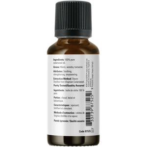 NOW 100% Pure Cedarwood Essential Oil 30mL