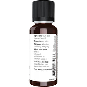 NOW 100% Pure Cinnamon Bark Essential Oil 30mL
