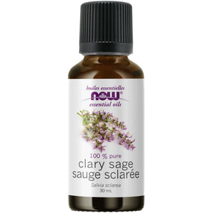 NOW 100% Pure Clary Sage Essential Oil 30mL
