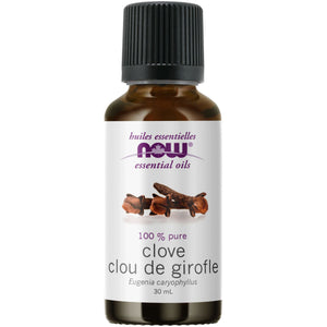 NOW 100% Pure Clove Essential Oil 30mL