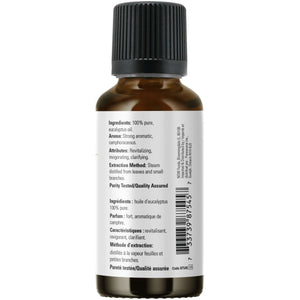 NOW 100% Pure Eucalyptus Essential Oil 30mL