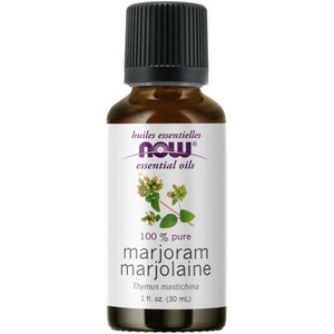 NOW 100% Pure Marjoram Essential Oil 30mL