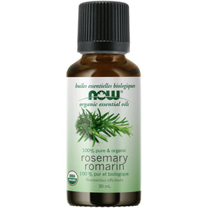 NOW 100% Pure Organic Rosemary Essential Oil 30mL