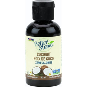 NOW BetterStevia Coconut Liquid Sweetener 60mL